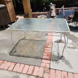 Antique Patio Table , Metal  $75 OBO