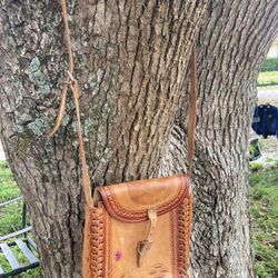 Pending. Leather Shoulder Bag