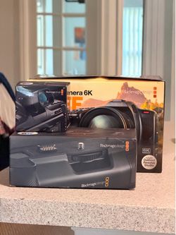 Blackmagic Cinema Camera 6K FF - L mount with extras - BMCC6K
