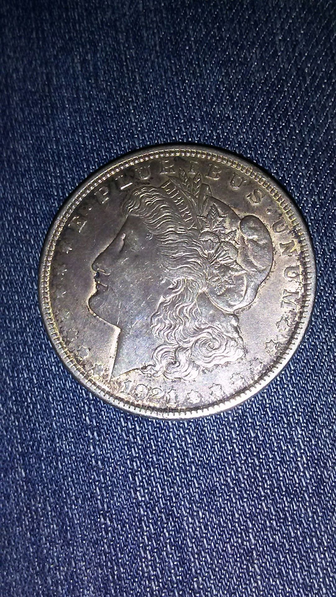 1921 Morgan silver
