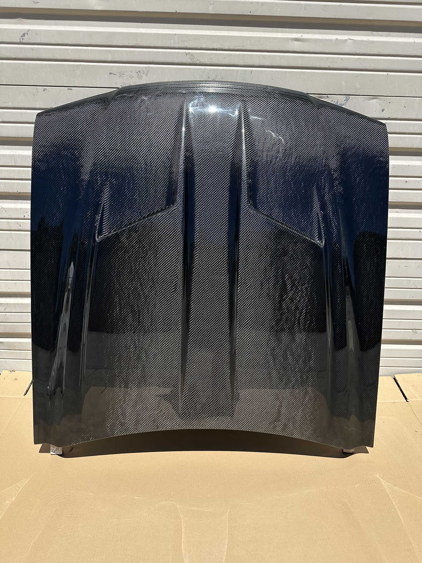 94 - 98 Ford Mustang VIS Racing Stalker 2 Carbon Fiber Vented Hood