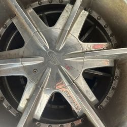 22” Rims And Tires 