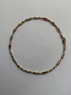 18k gold(overlay) bracelet/ anklet