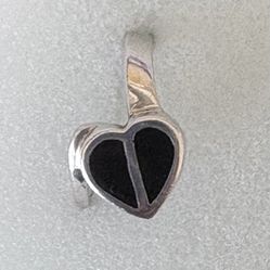 Black Onyx Sterling Silver Ring, Size 5