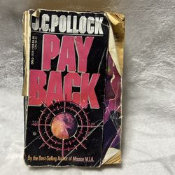 Payback by J.C. Pollock 1990 paperback book  Has defects