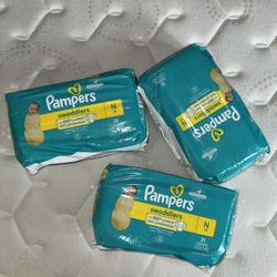 NEW Pampers Swaddlers Active Baby Diapers 3 Pack