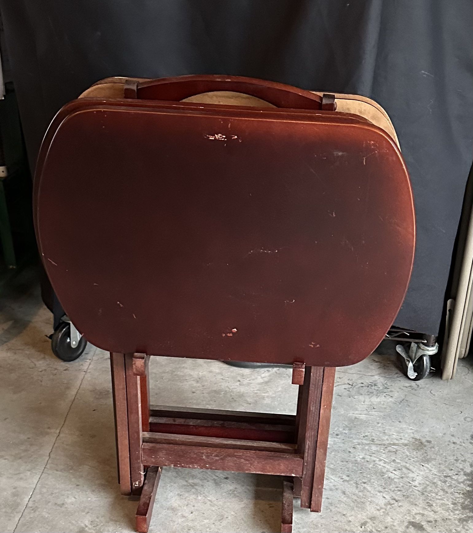 5 Piece Tray Tables ( Used )