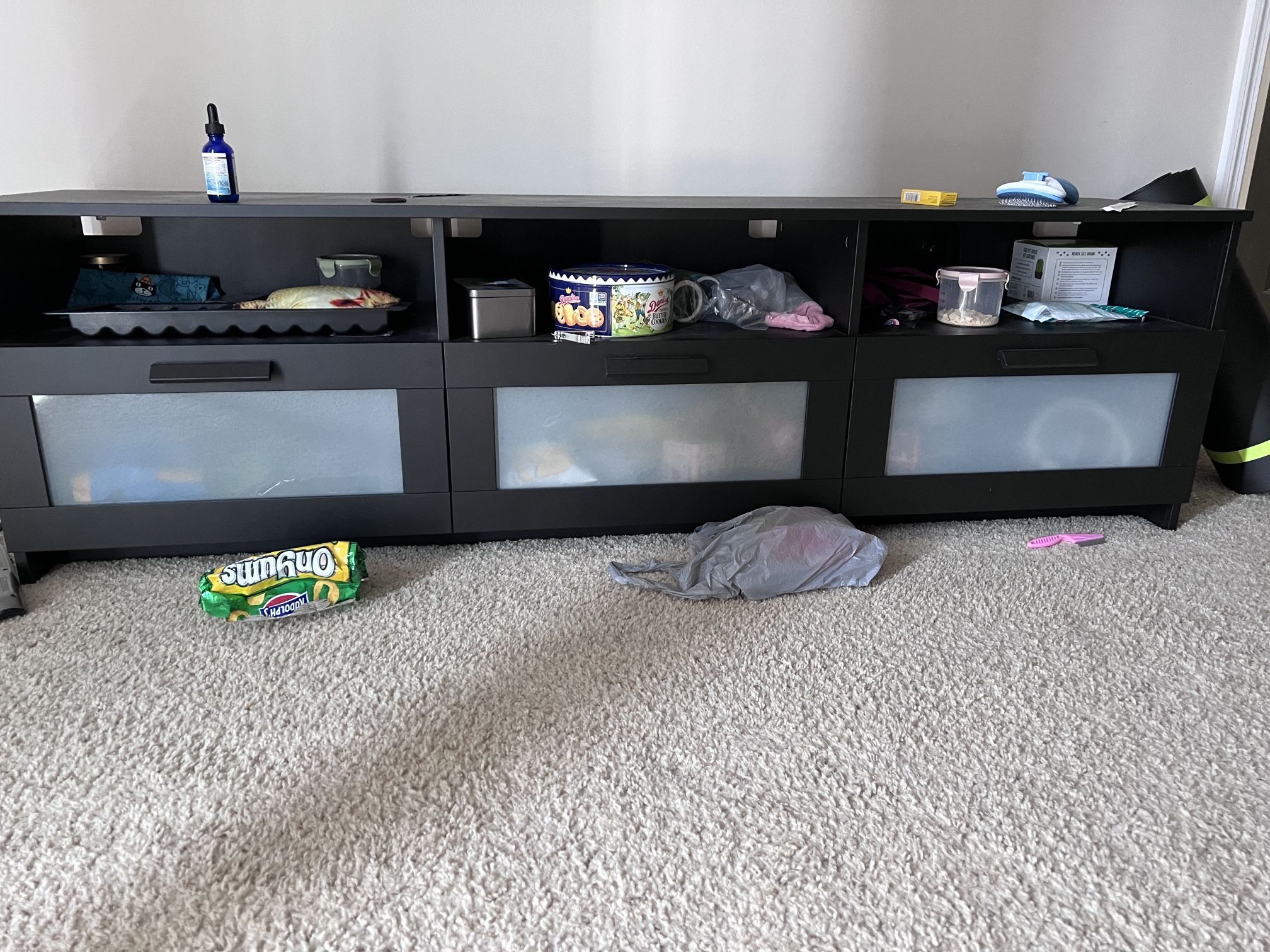 Brimnes tv unit sale black