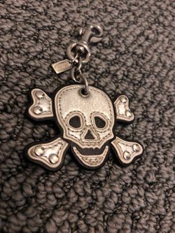 Coach skeleton keychain