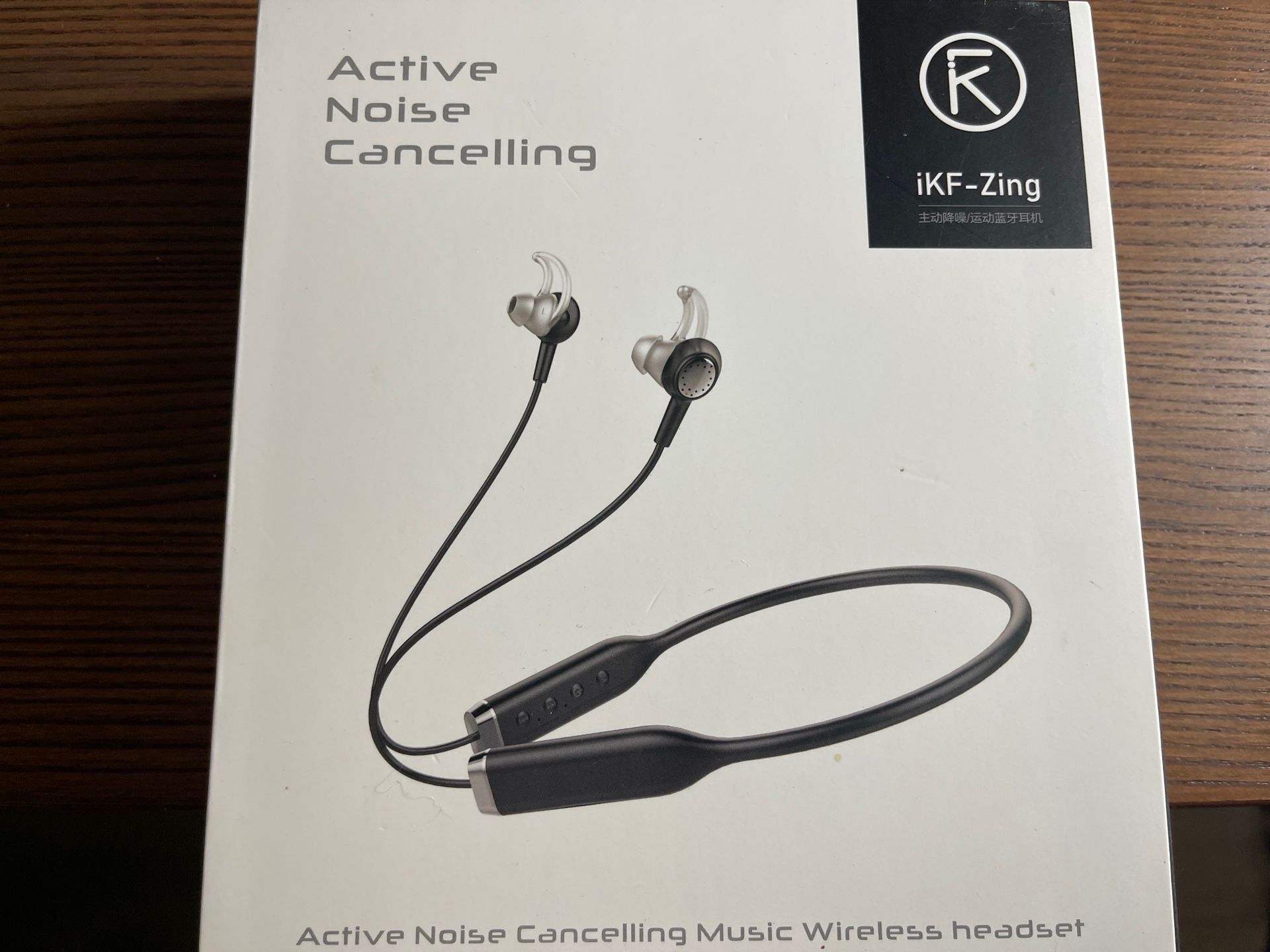 IKF Active Noise Cancelling Music Wireless Headset