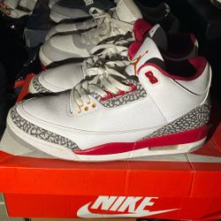 Jordan 3 Retro Cardinal Red