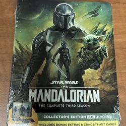 brand new sealed 4k blu ray steelbook mandalorian season 3 bluray 