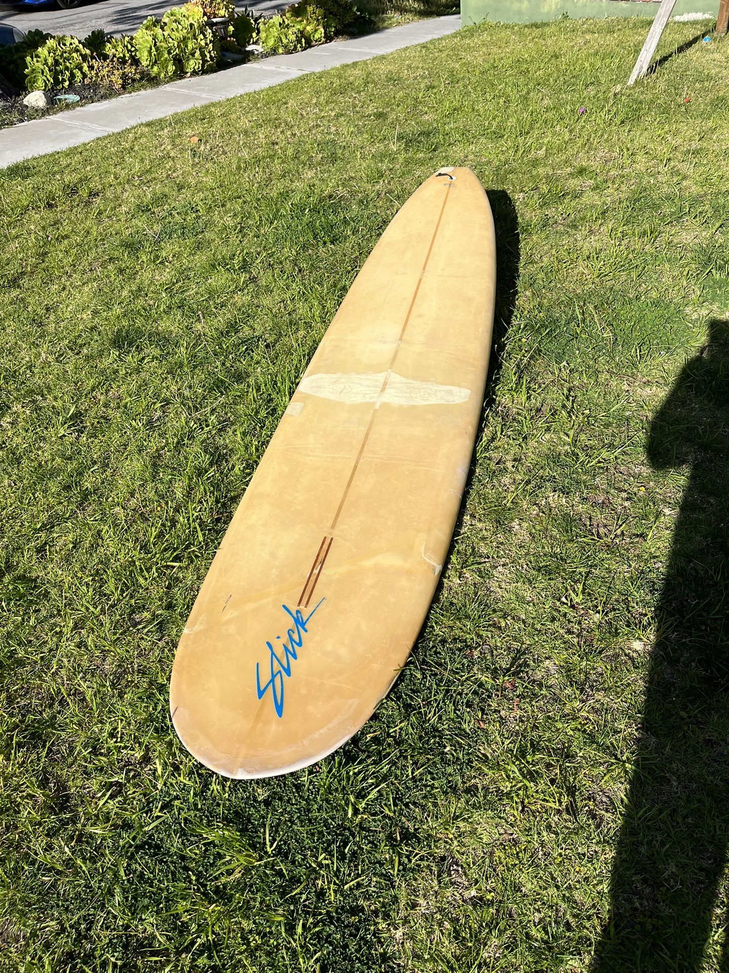 Chris Slick Surfboards Hawaii Noserider Longboard Channels Glass