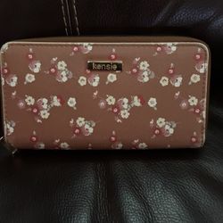 Kensie Double Zip Pocket Wallet 