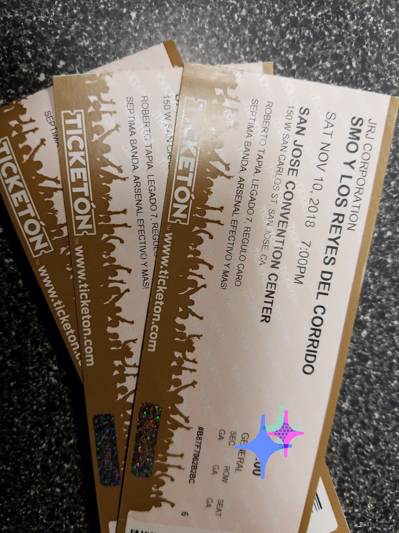 SMO Y LOS REYES DEL CORRIDO TICKETS @ san jose convention center 11/10