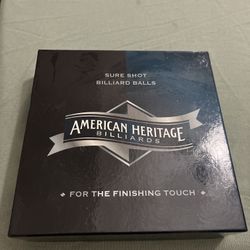 AMERICAN HERITAGE BILLIARDS Sure Shot Billiard Balls VINTAGE Standard size