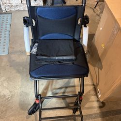 Wheelchair, COYE Seat Portable Wheelchair, Foldable Transport Chair,