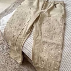 Louis Vuitton Carpenter Jeans - Beige 