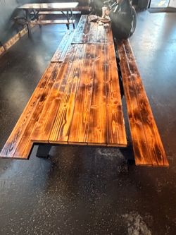 Wood Picnic Tables