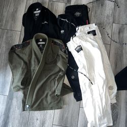 tatami gi pants and kimono DIFFERENT SIZES AND PIECES *check description