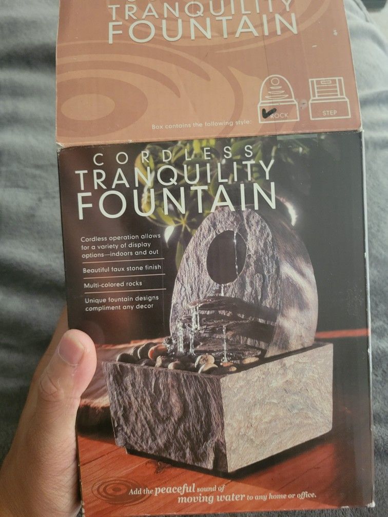 Cordless Personal Desk Tranquility Fountain
