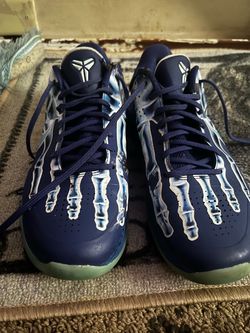 Nike Kobe Basketball Sneakers Skeleton Print