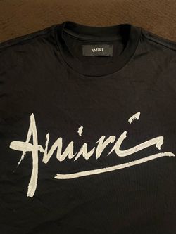 Amiri Script Black T-Shirt
