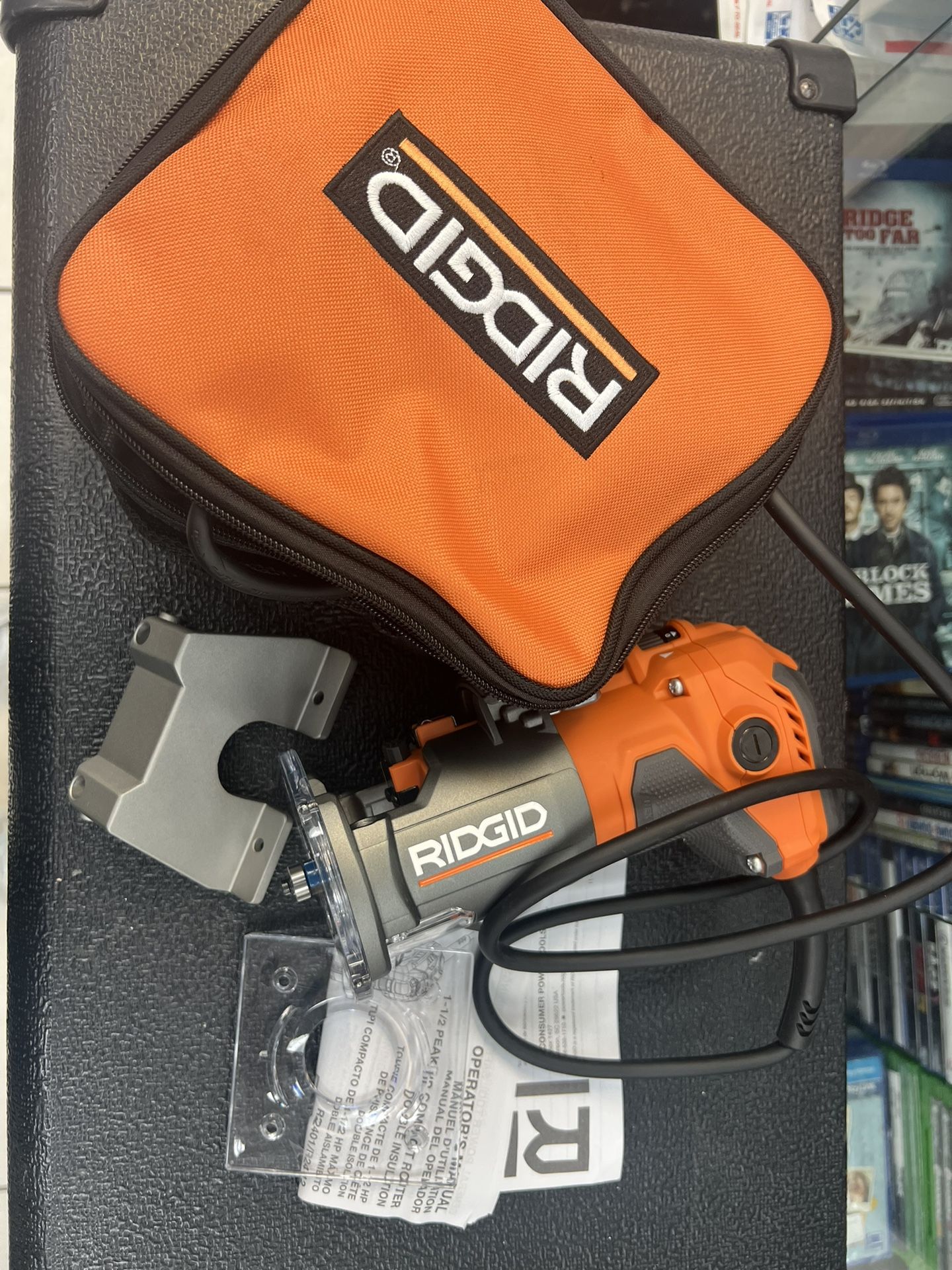 Ridgid 1/4” Compact Fixed Base Router