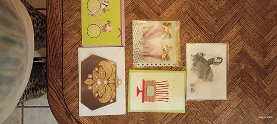 Brand new "papyrus" B~day & blank cards (still in plastic)