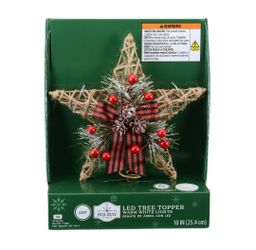 CHRISTMAS GOLD STAR BATTERY OPERATED 10 Inch