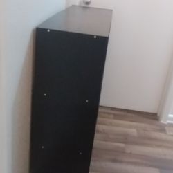 Bookshelf with Storage Boxes 