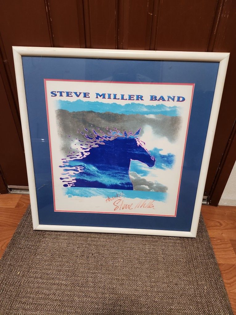 Framed Autographed Memorabilia 