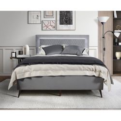 Queen Bed Frame With LED Lights 