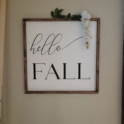 Handmade Wooden Sign