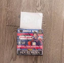 2021-22 Panini Prizm Basketball NBA Mega Box PINK ICE Prizm - New Factory Sealed
