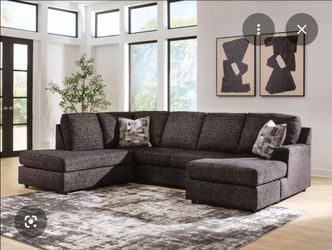 Section + dinning set