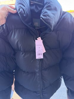 Women’s Bow Puffer Jacket Wild Fable , Black