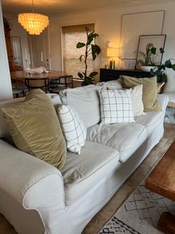 Cream IKEA couch