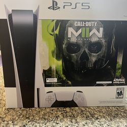 PS5 Digital Edition with MW 2