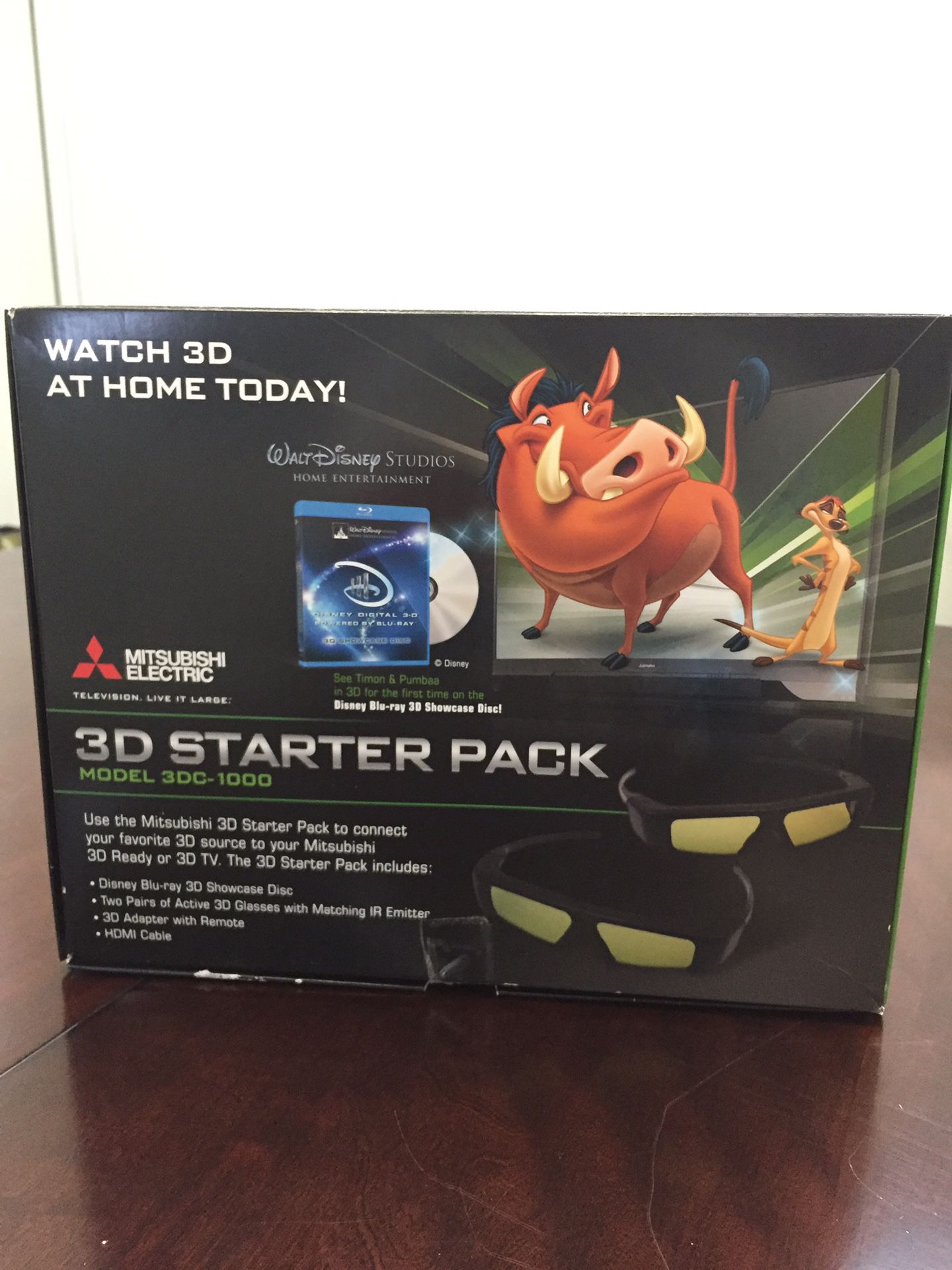 Mitsubishi 3DC-1000 3D starter pack Disney demo