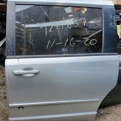 2008 2009 2010 Thru 2018 DODGE CARAVAN LEFT REAR DRIVER DOOR
