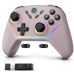 ISHAKO Wireless Gaming Controller – 1000Hz Polling, 1200mAh Battery