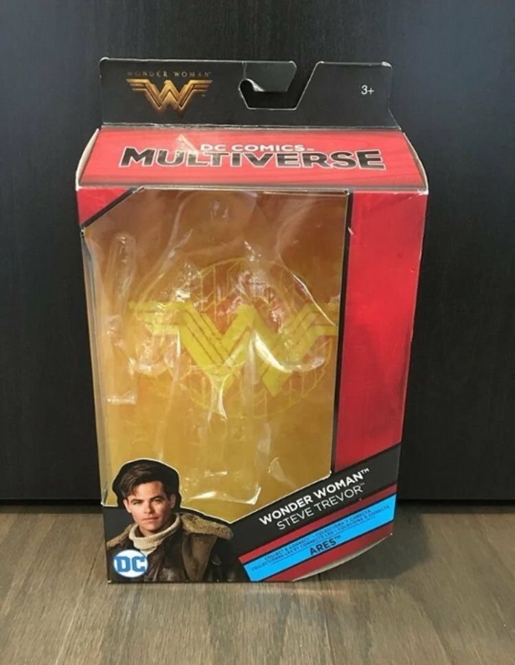 DC Multiverse Wonder Woman Steve Trevor Action Figure BOX ONLY