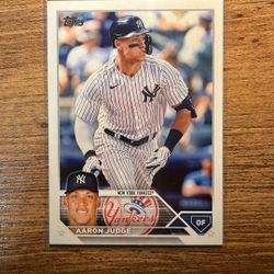 Aaron Judge NY Yankees Topps