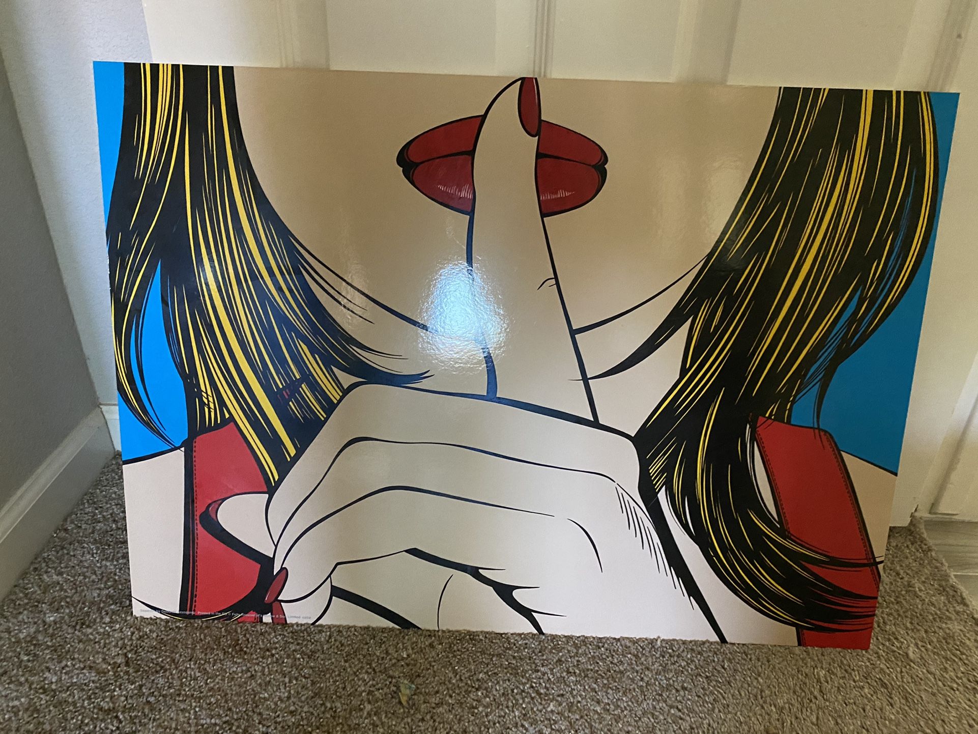 Shhh Art Print
