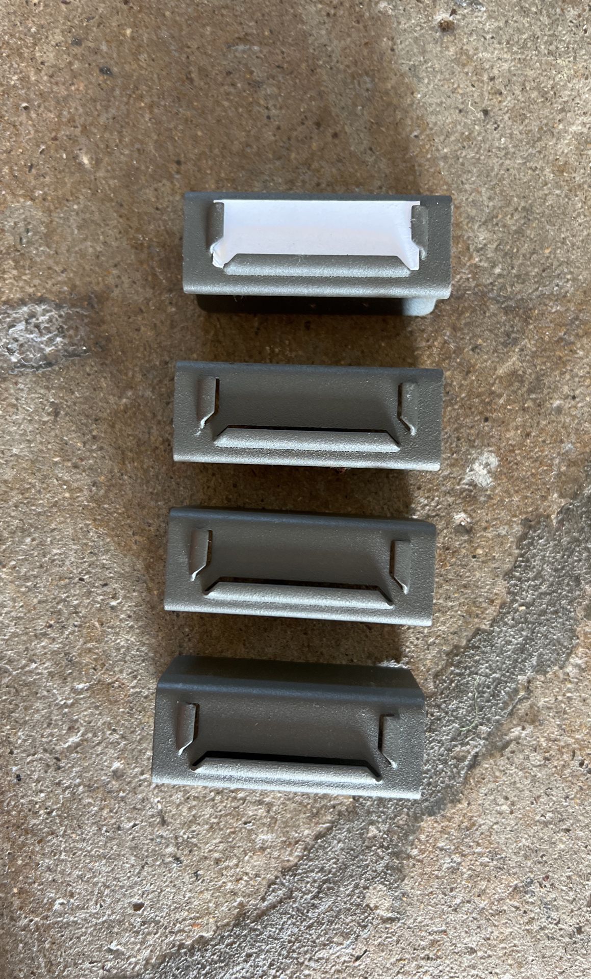 4 ikea Bookshelf Label Holder Clips for Wood Shelving and More. Shelf Clip metal Label