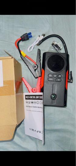 Jump Starter/Inflator Tires/Power Bank/Light