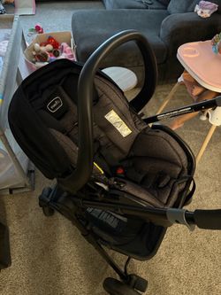 Evenflo Pivot Modular Travel System with LiteMax Infant Car Seat, Casual