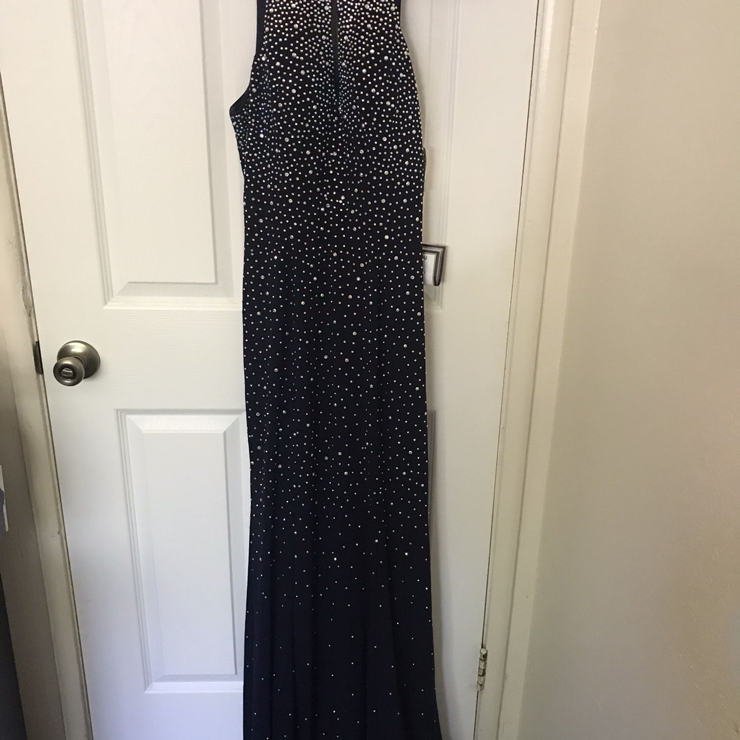  Prom/Wedding Dress Navy Blue  New WT Size 4