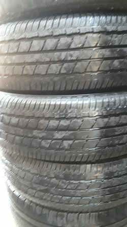 I got four tires in great condition they have about 50 to 60% of that 205 70 15